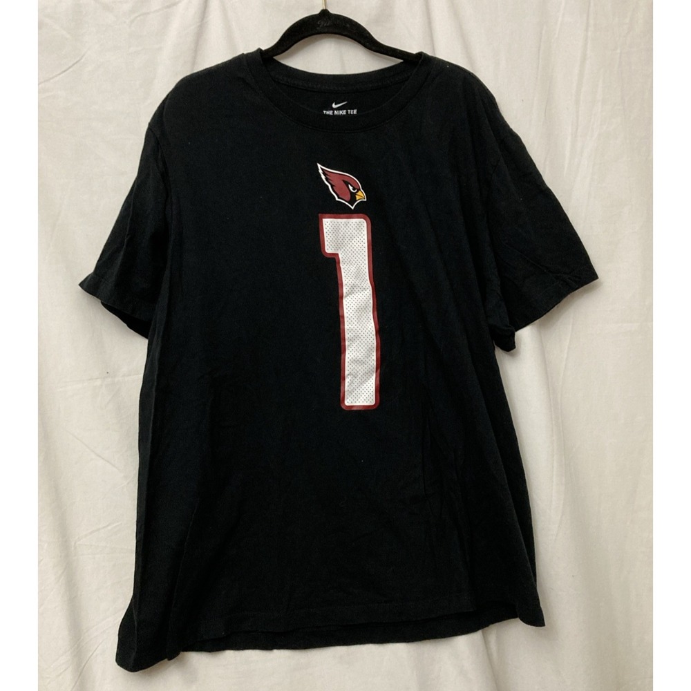 Nike Arizona Cardinals Men's‎ Black Kyler Murray Jersey Style T-Shirt - SZ XXL